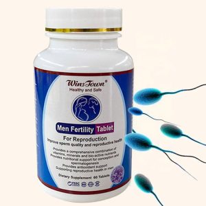 100% Natural Herbal Male Booster Fertility Supplements – Support Energy & Performance for Men
